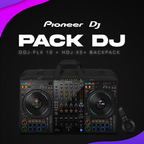 PACK DJ PIONEER DJ (DDJ-FLX10, HDJ-X5 & BACKPACK)